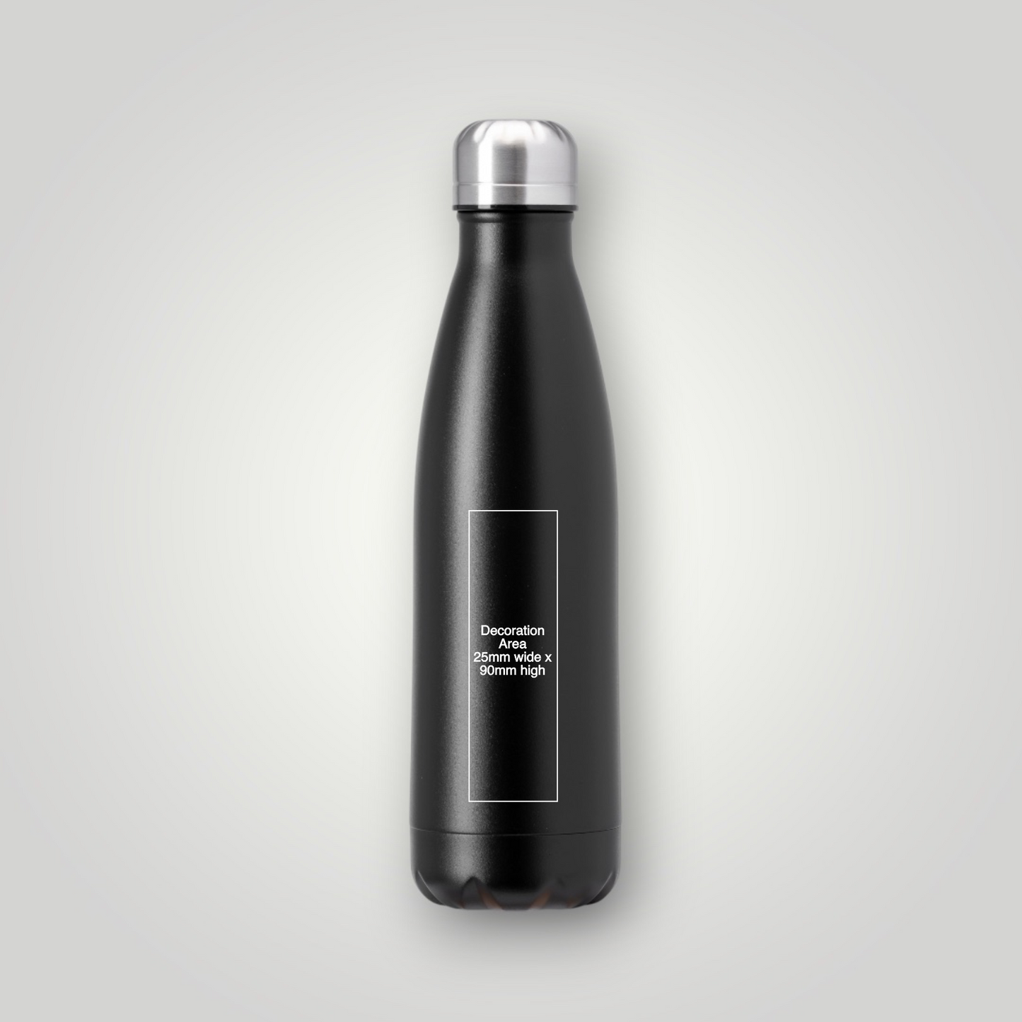 Branded recycled insulated water bottle colour variant – custom logo print – eco promotional merchandise UK