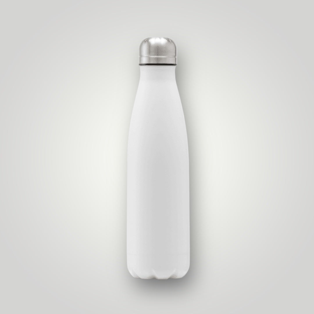 Branded recycled insulated stainless steel water bottle – logo printed eco corporate gift – Last Minute Swag