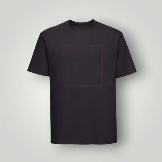 Black T-Shirt with front print