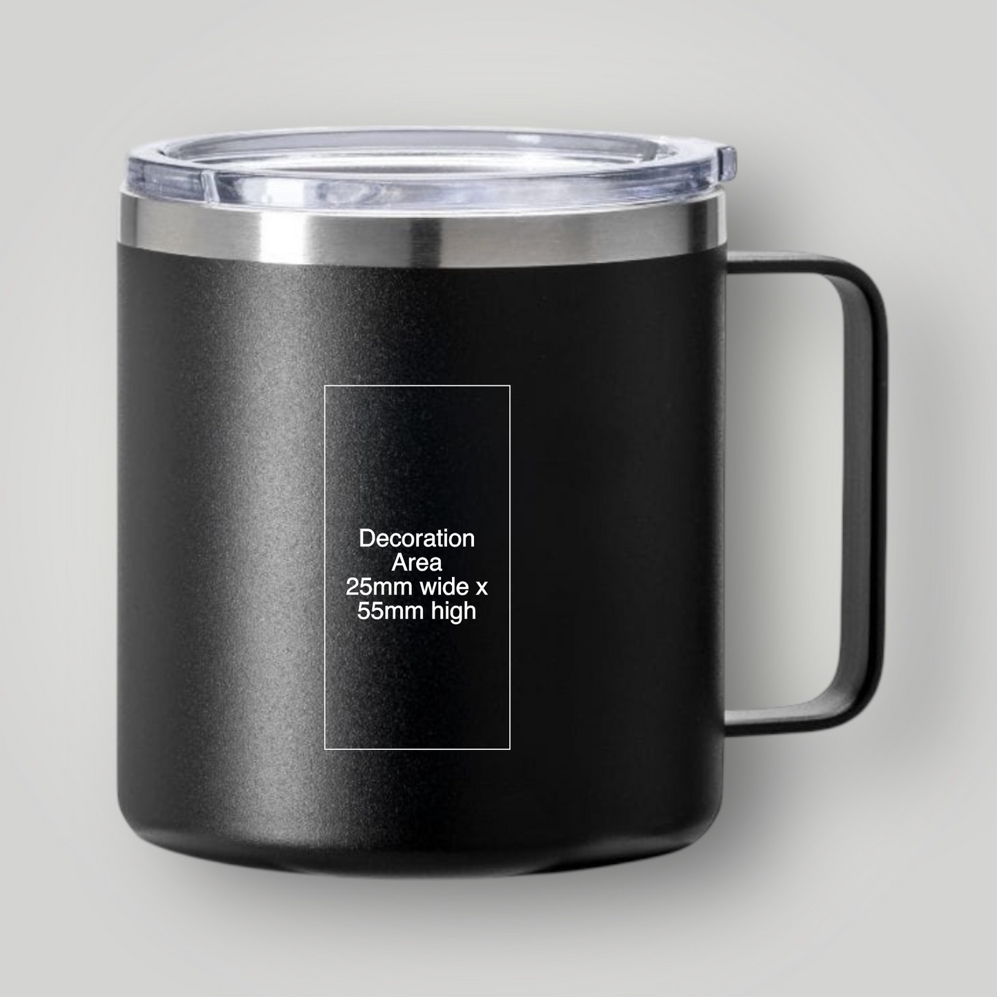 Branded 350ml insulated travel cup colour variant – custom logo print – promotional drinkware UK