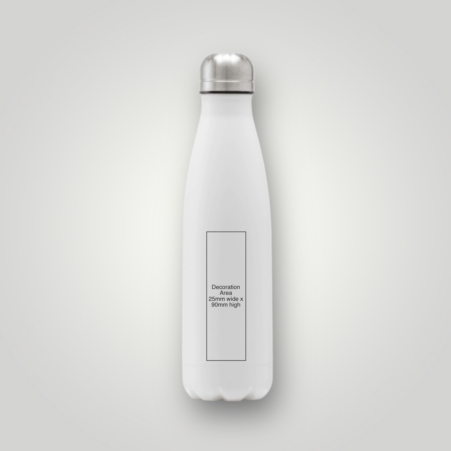 Branded recycled insulated water bottle colour variant – custom logo print – eco promotional merchandise UK